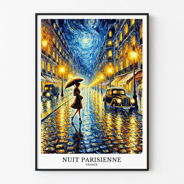 Paris Poster - Night in Paris