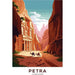 Vintage Petra Jordan Poster