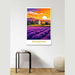 Vintage Provence Poster at Sunset