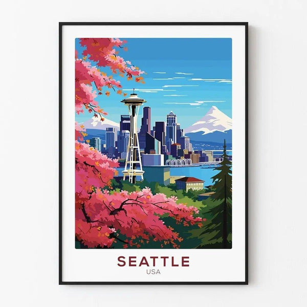 Vintage Seattle Poster