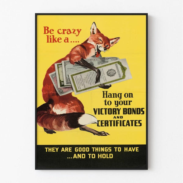Poster Second World War - Hang on to Your Victory Bonds and Certificates