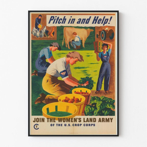 Poster Second World War - Pitch in and Help!