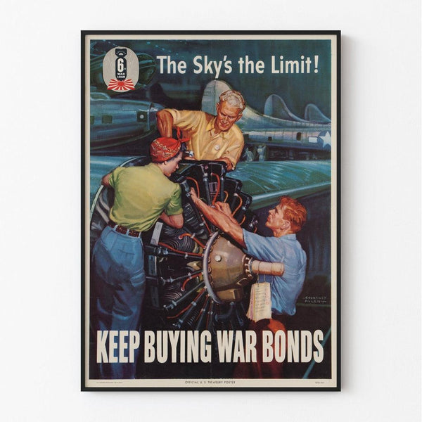 Poster Second World War - The Sky’s the Limit