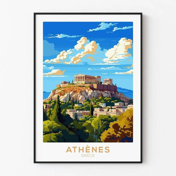 Vintage Athens Poster
