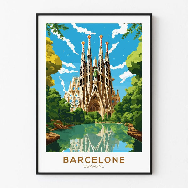 Vintage Barcelona Poster