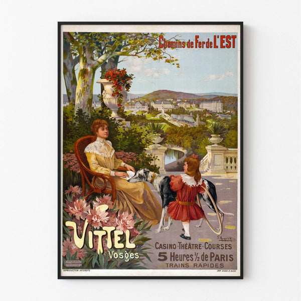 Vintage Vittel Poster