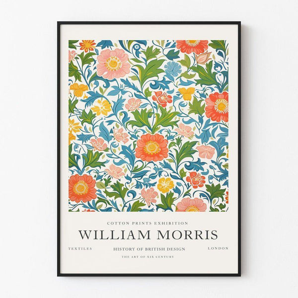 William Morris Poster - Rose Palette