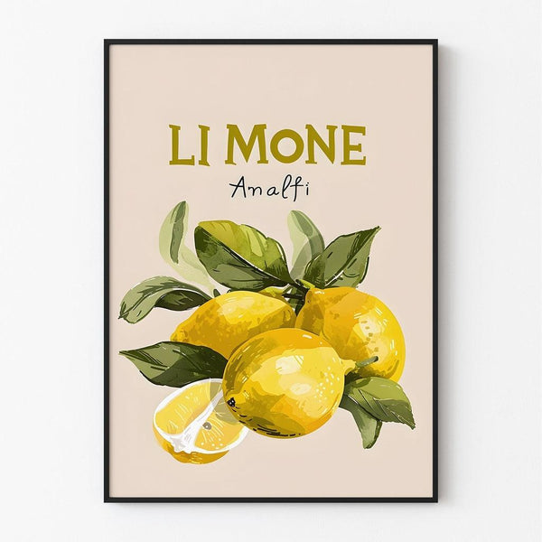 Kitchen decor poster - Limone Amalfi