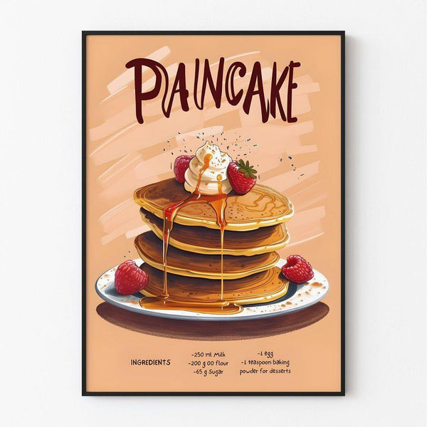 Kitchen Decor Poster - Pancake