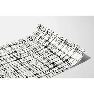 Affiche design noir et blanc - Lignes Éthérées
