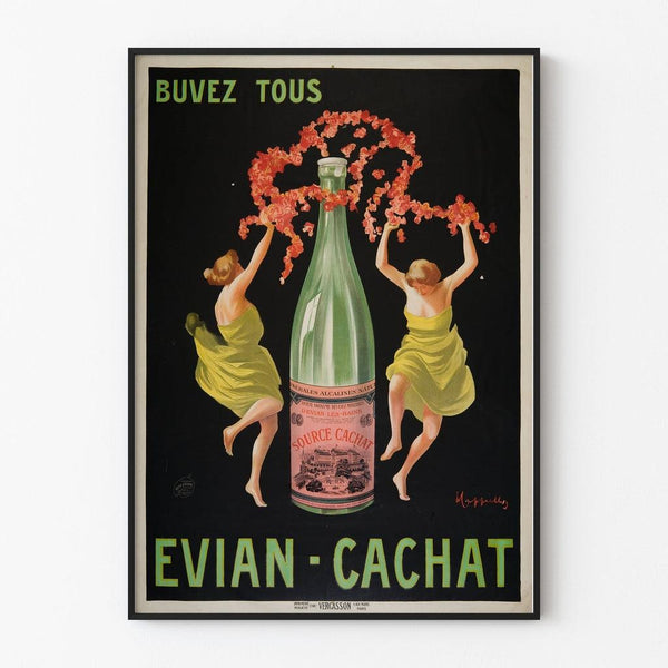 Vintage advertising poster - Evian