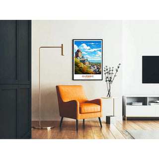 Affiche ville de Québec Vintage