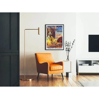 Vintage Poster - Aux Trois Quartiers - Oriental Rug by René Péan
