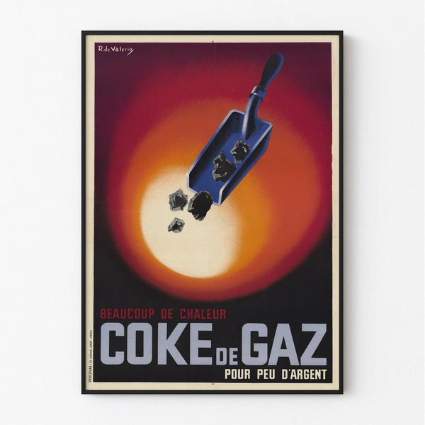 Vintage poster - Charbon Coke de Gaz de R. de Valerio