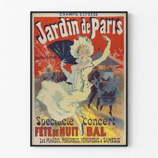 Vintage Poster - Garden of Paris, Champs-Élysées