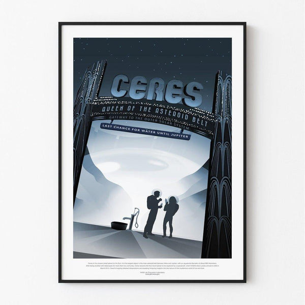 Vintage NASA Poster - Ceres 2017