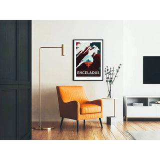 Affiche vintage NASA - Enceladus 2017