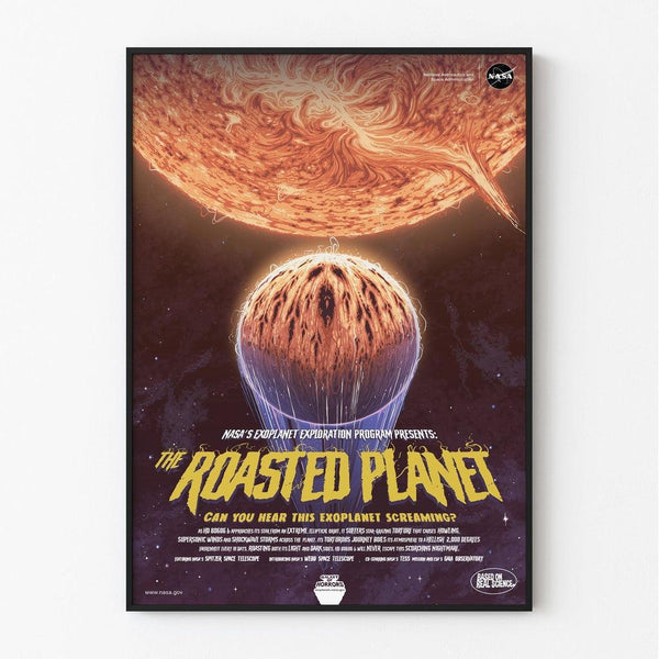 Vintage NASA Poster - The Roasted Planet 2021