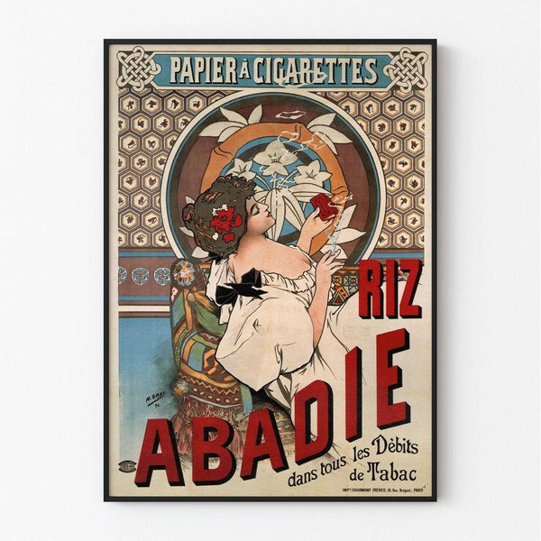Vintage poster - Riz Abadie - Alphonse Mucha