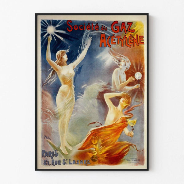 Vintage Poster - Acetylene Gas Society