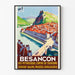 Vintage travel poster - Besançon