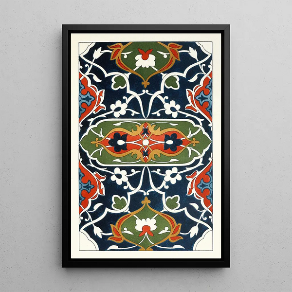Ornamental tile planches of the Afghan border Commission Pl 17 - Afghan border Commission