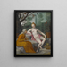 Vertumne et Pomone - After Abraham Bloemaert — framed artwork on a wall