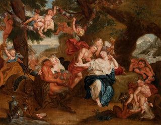 Bacchus et Ariane sur l'île de Naxos - After Antoine Coypel — artwork view