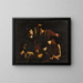 The Sacrifice of Isaac - After Bartolomeo Cavarozzi — framed artwork on a wall