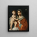 Virgin and Child - After Bernardino Luini — framed artwork on a wall