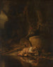 Hera hides during the battle of the gods and giants - After Carel Fabritius — artwork view