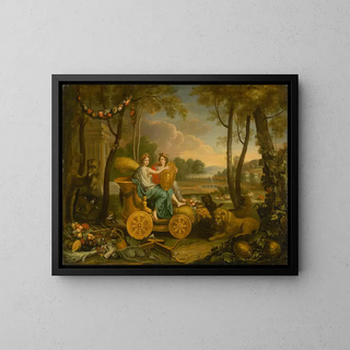 Apotheosis of Louis XIV - After Charles Le Brun — framed artwork on a wall