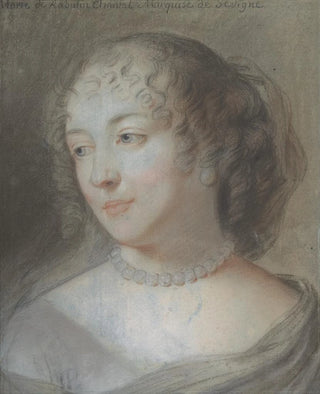 Portrait of Marie de Rabutin-Chantal Marquise de Sévigné - After Claude Lefebvre — artwork view