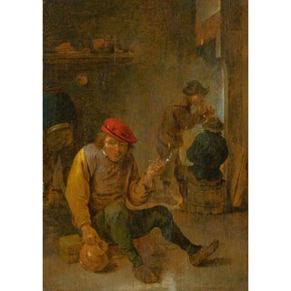 Peasants smoking pipes - After David Teniers — artwork view