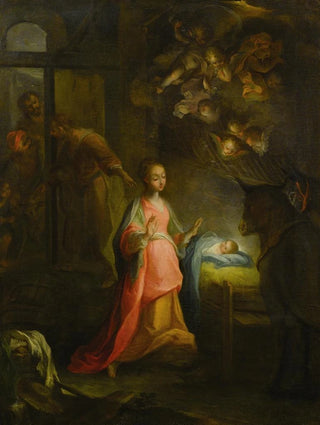 The Nativity Scene - After Federico Barocci — artwork view