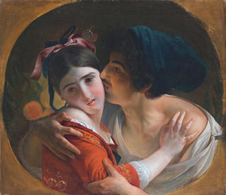 The Kiss - After Feodor Antonovich Moller — artwork view
