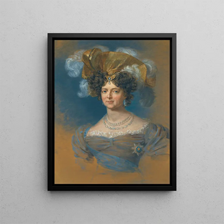 Portrait of Empress Dowager Maria Fedorovna - After George Dawe — framed artwork on a wall
