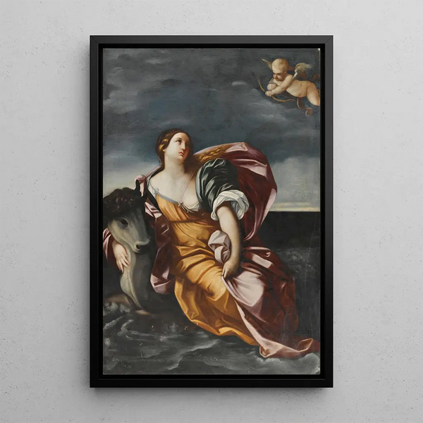The Rape of Europa - After Guido Reni — framed artwork on a wall