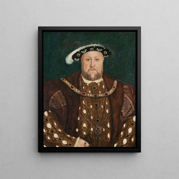 King Henry VIII - After Hans Holbein the Younger — framed artwork on a wall