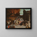 The Temptation of Saint Anthony - After Hieronymus Bosch — framed artwork on a wall