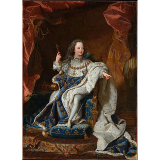 Louis XV 1710-1774 child - After Hyacinthe Rigaud — artwork view