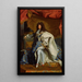 Portrait of Louis XIV - After Hyacinthe Rigaud — framed artwork on a wall