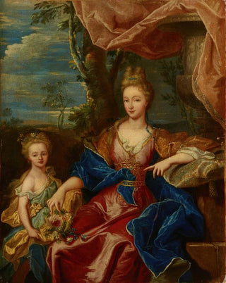 Portrait of Margravine Catherine de Besenval née Bielinska - After Hyacinthe Rigaud — artwork view
