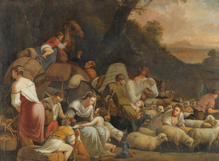 The Return of Jacob to the Land of Canaan - After Jacopo Da Ponte — artwork view