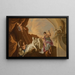 Allegory of Sculpture - After Jacques de Lajoue — framed artwork on a wall