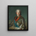 Louis dauphin of France, son of Louis XV - After Jean-Marc Nattier — framed artwork on a wall