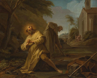Saint Hymer en solitude - Après Jean Restout — artwork view