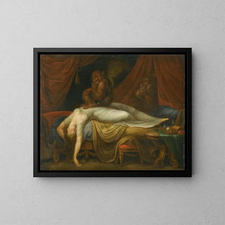 The Nightmare - After Johann Heinrich Füssli — framed artwork on a wall
