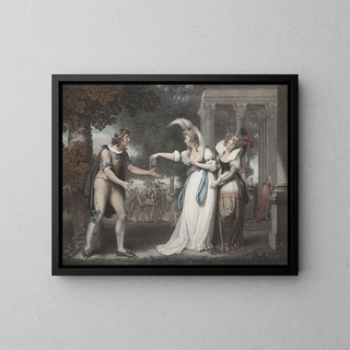 As You Like It, Act I, Scene II - After John Downman — framed artwork on a wall