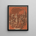 Circe - After Parmigianino — framed artwork on a wall